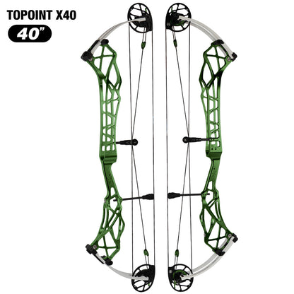 Topoint X40 Target Compound Bow Shoot Through Cam1 RH 2026 with tunning system