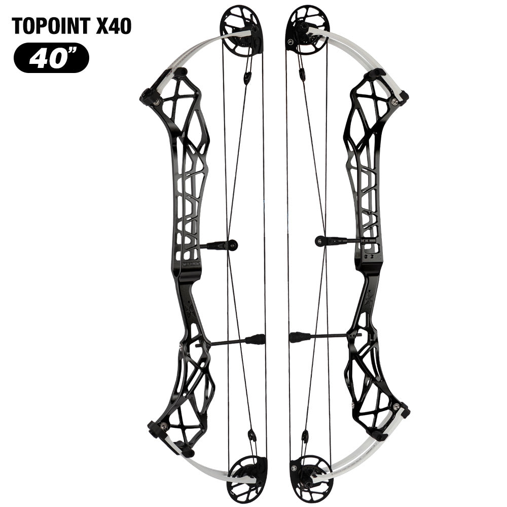 Topoint X40 Target Compound Bow Shoot Through Cam2 RH 2026 with tunning system