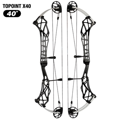 Topoint X40 Target Compound Bow Shoot Through Cam2 LH 2026 with tunning system