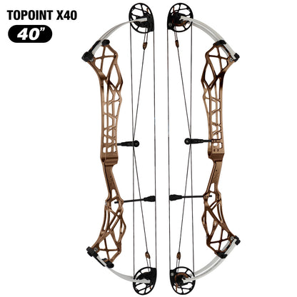 Topoint X40 Target Compound Bow Shoot Through Cam1 RH 2026 with tunning system