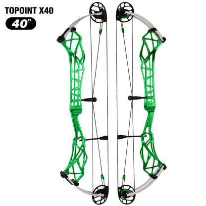 Topoint X40 Target Compound Bow Shoot Through Cam2 RH 2026 with tunning system