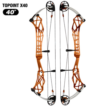 Topoint X40 Target Compound Bow Shoot Through Cam2 RH 2026 with tunning system