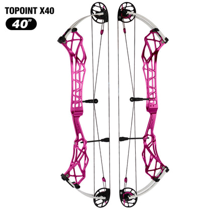 Topoint X40 Target Compound Bow Shoot Through Cam1 LH 2026 with tunning system