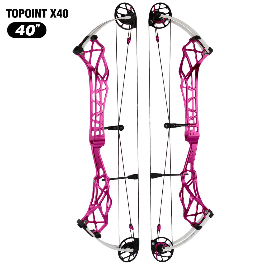 Topoint X40 Target Compound Bow Shoot Through Cam1 RH 2026 with tunning system