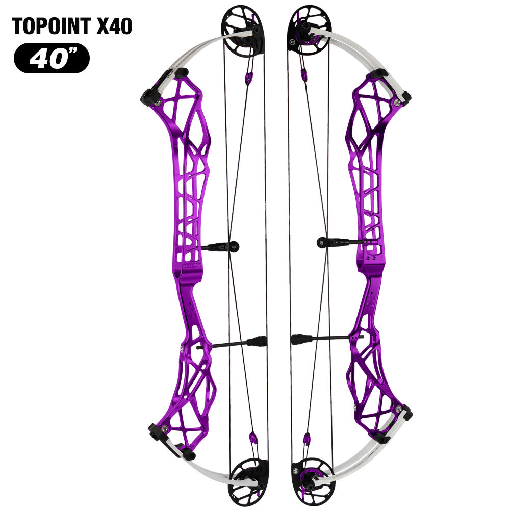 Topoint X40 Target Compound Bow Shoot Through Cam1 RH 2026 with tunning system