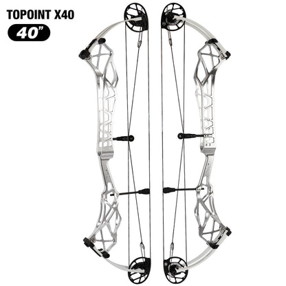 Topoint X40 Target Compound Bow Shoot Through Cam1 RH 2026 with tunning system