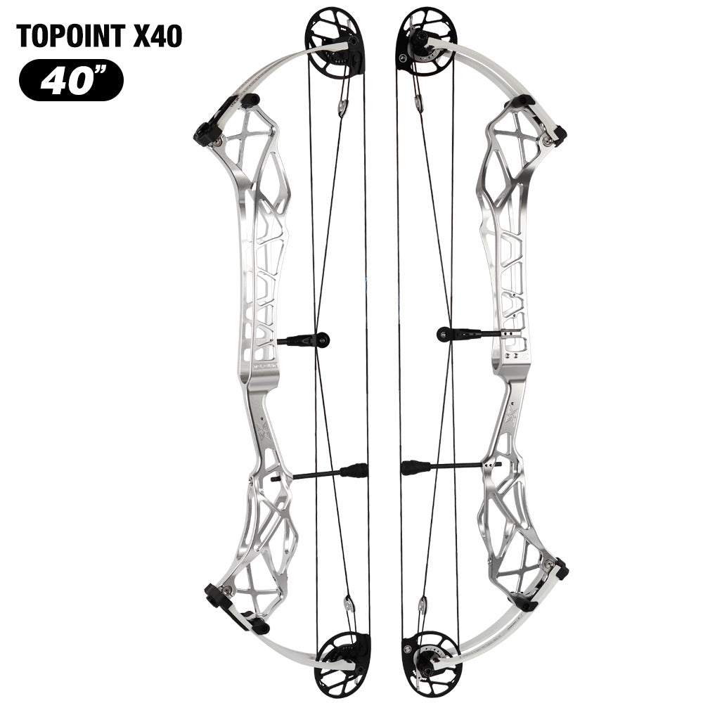 Topoint X40 Target Compound Bow Shoot Through Cam2 RH 2026 with tunning system