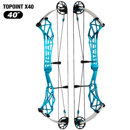 Topoint X40 Target Compound Bow Shoot Through Cam1 RH 2026 with tunning system