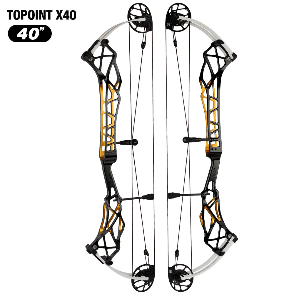 Topoint X40 Target Compound Bow Shoot Through Cam2 RH 2026 with tunning system