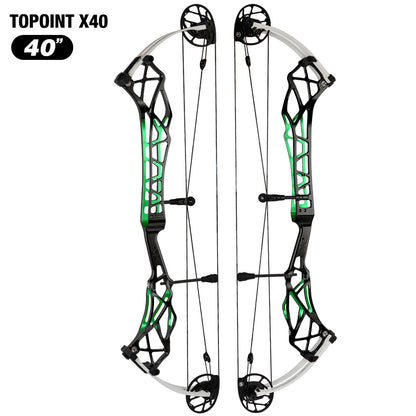 Topoint X40 Target Compound Bow Shoot Through Cam1 LH 2026 with tunning system