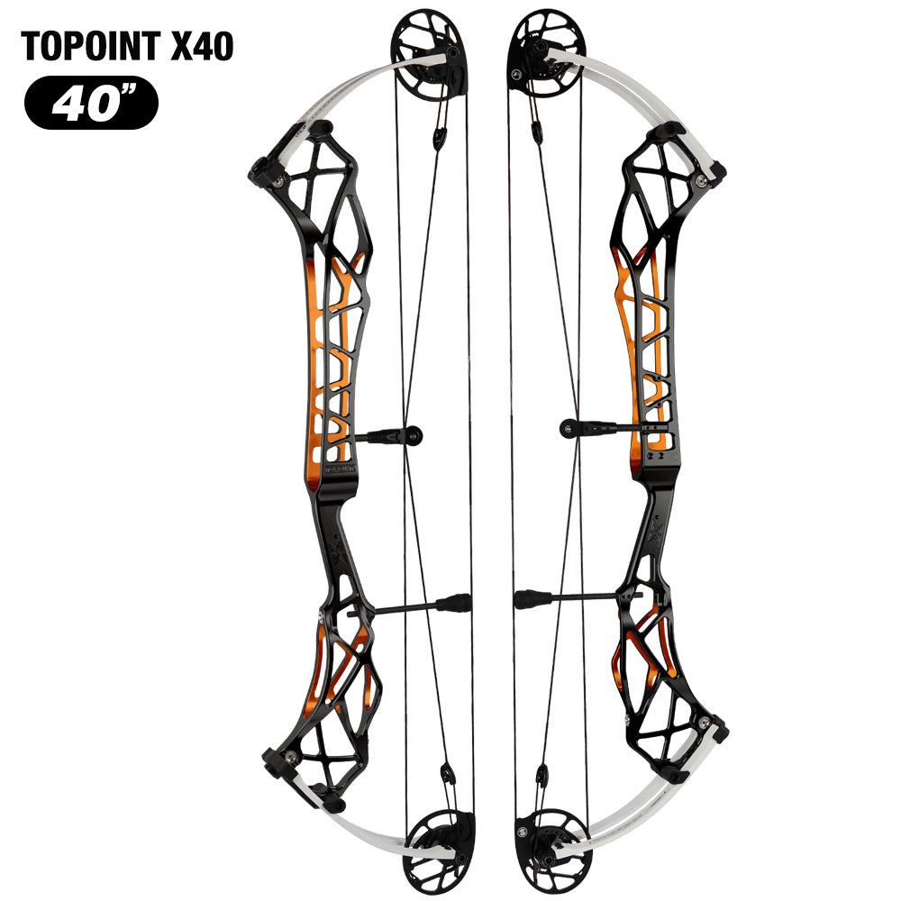 Topoint X40 Target Compound Bow Shoot Through Cam1 RH 2026 with tunning system