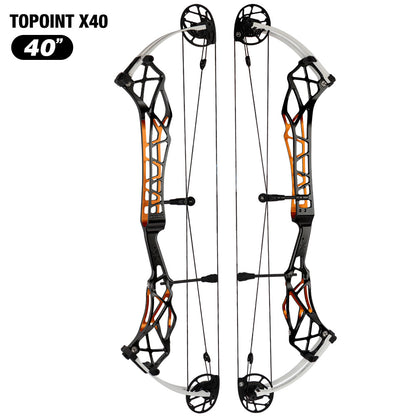 Topoint X40 Target Compound Bow Shoot Through Cam1 RH 2026 with tunning system