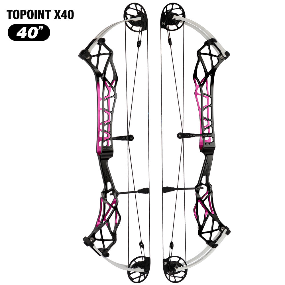 Topoint X40 Target Compound Bow Shoot Through Cam2 LH 2026 with tunning system