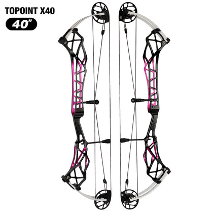 Topoint X40 Target Compound Bow Shoot Through Cam2 RH 2026 with tunning system