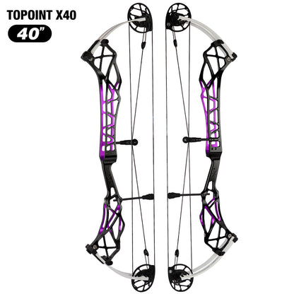 Topoint X40 Target Compound Bow Shoot Through Cam1 LH 2026 with tunning system
