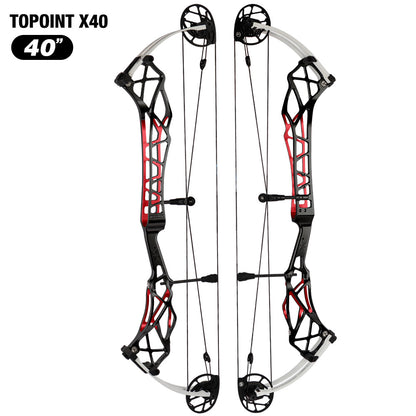 Topoint X40 Target Compound Bow Shoot Through Cam1 RH 2026 with tunning system