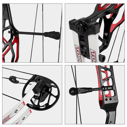 Topoint X40 Target Compound Bow Shoot Through Cam2 LH 2026 with tunning system