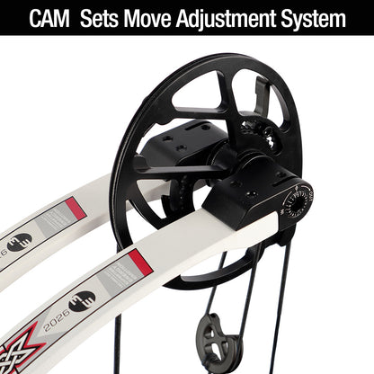 Topoint X40 Target Compound Bow Shoot Through Cam1 RH 2026 with tunning system