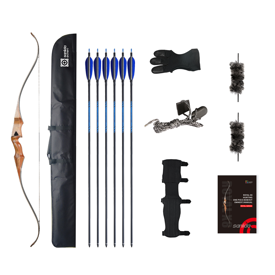 Sanlida Royal X8 60"Traditional Hunting Recurve Bow 1pc