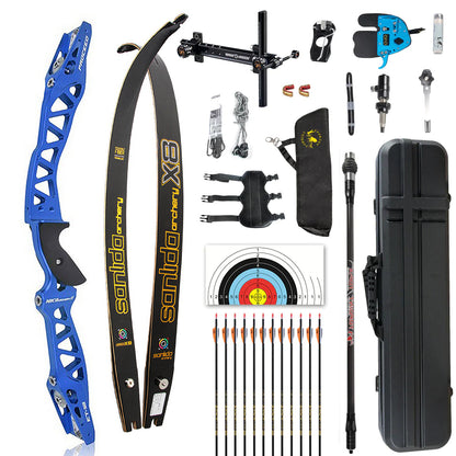 Nika ILF Recurve Bow Package X8 Limbs 18-38lb