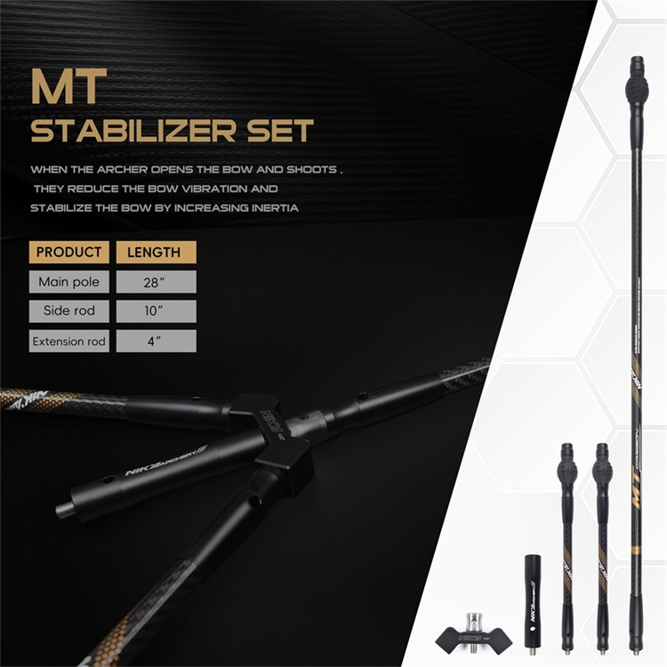 NIKA MT Carbon Recurve Stabilizer Set
