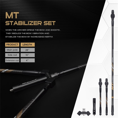 NIKA MT Carbon Recurve Stabilizer Set