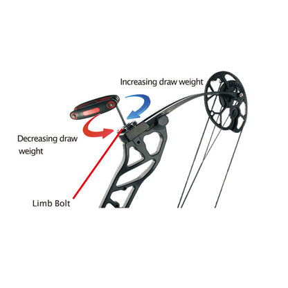 Topoint Starting 29 Youth Target Compound Bow Package 12-40lbs RH
