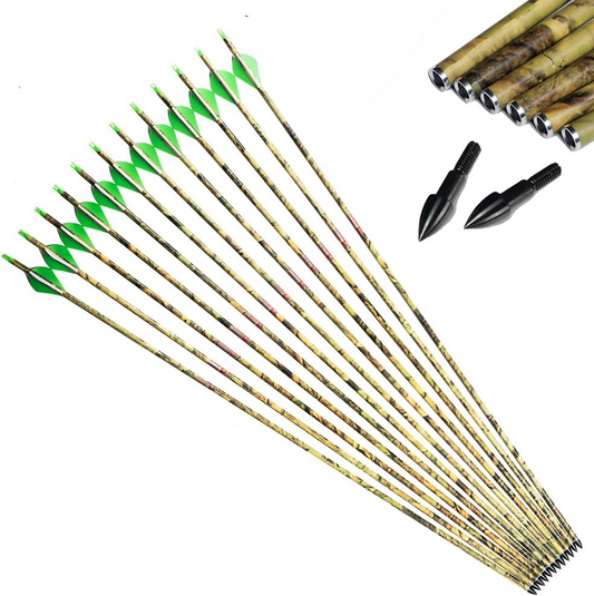 Linkboy Pure Carbon Hunting Arrows Camo