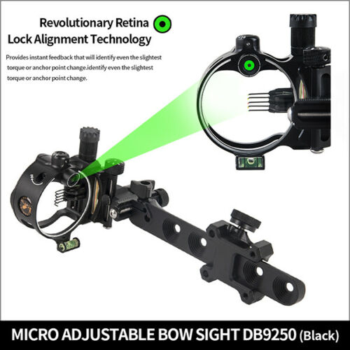 Topoint Compound Bow Sight Retina Lock Alignment DB9250