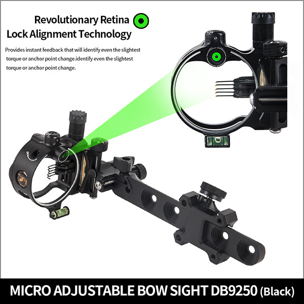 Topoint Compound Bow Sight Retina Lock Alignment