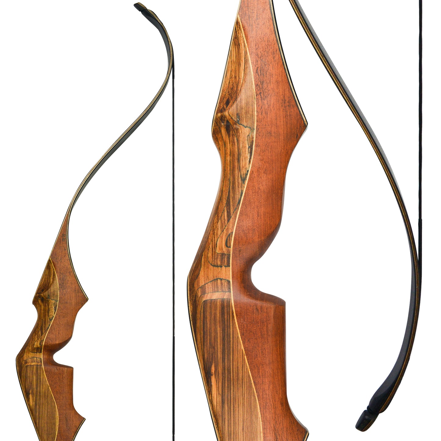 Evercatch One Piece Traditional Wood Hunting Bow 60inch