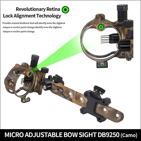 Topoint Compound Bow Sight Retina Lock Alignment