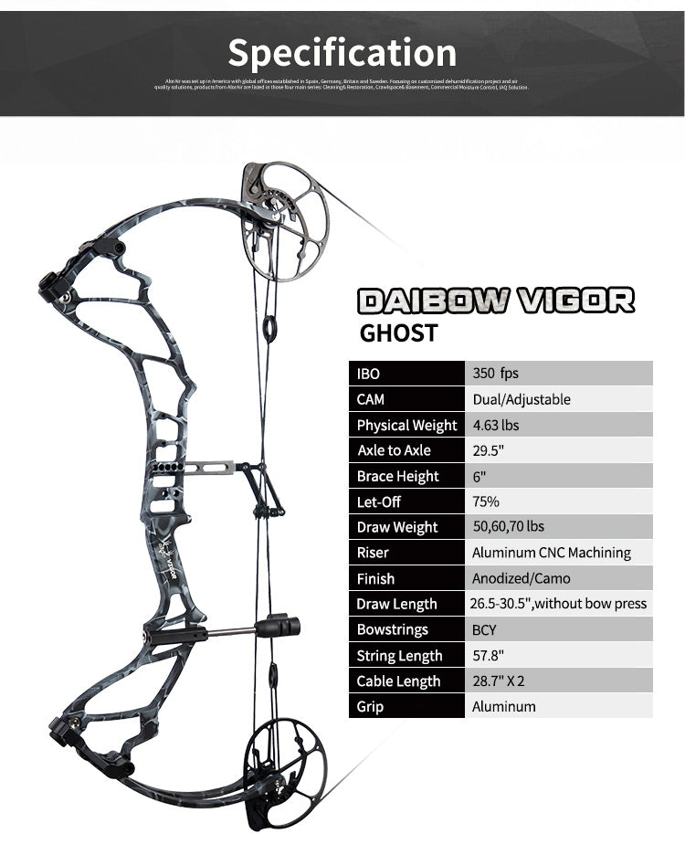 Daibow Vigor Compound Bow Package