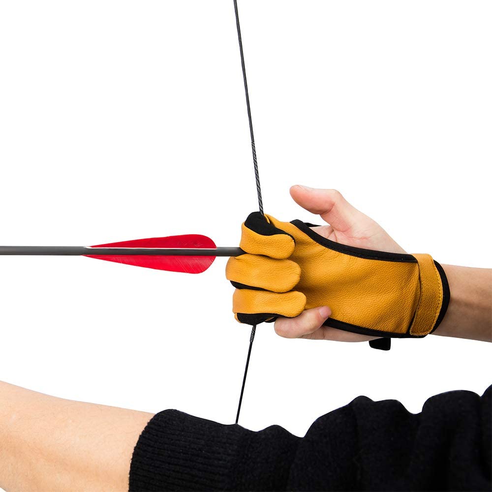 Dseeker Archery Shooting Glove 3 Finger