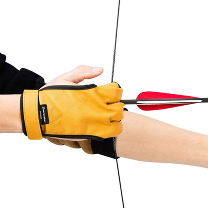 Dseeker Archery Shooting Glove 3 Finger