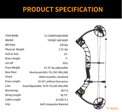 Topoint T1 Compound Bow