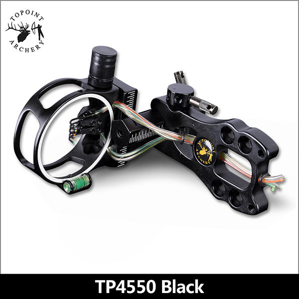 Topoint Bow Sight 5pin Fibre Optic Micro Adjustment Sight TP4550