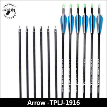 TOPOINT 1916 ALUMINIUM ARROWS FOR COMPOUND OR RECURVE BOW TARGET