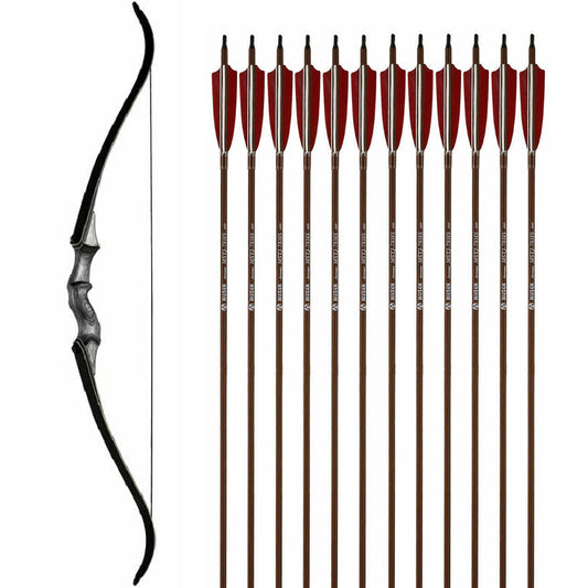 Black Hunter 60″ Take Down Recurve Bow Package
