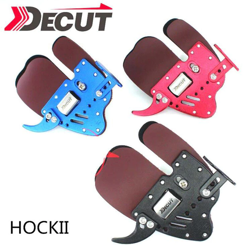 DECUT Finger Tab HOCKII Right Handed Archery Finger Guard Protection