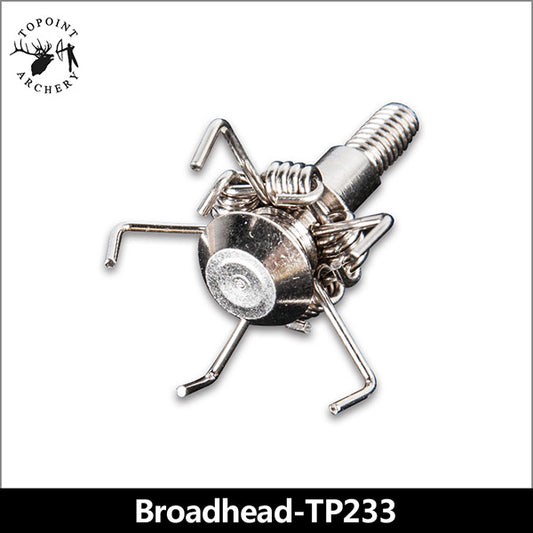Topoint Hunting Broadhead Screw in Shocker - Small Games Point Judo Heads