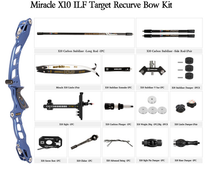 Sanlida Miracle X10 ILF Target Recurve Bow Kit