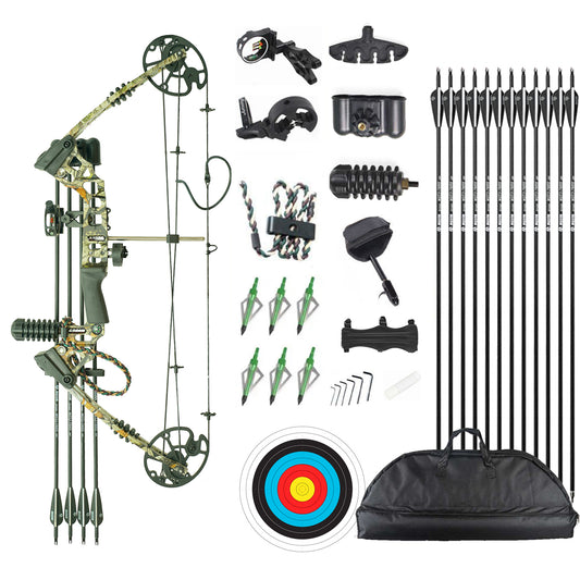 Junxing M120 20-70LBS Compound Bow Archery Hunting and Target RH/LH
