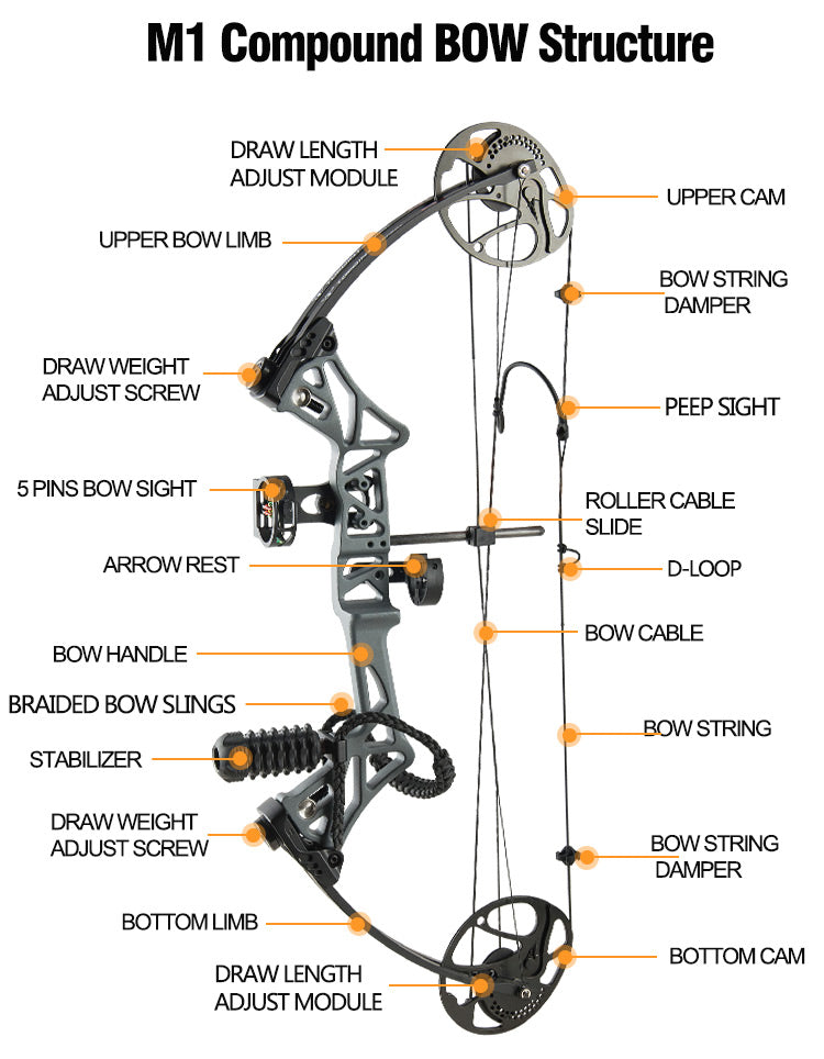 Topoint M1 Compound Bow | Topoint Archery: Buy Compound Recurve Bows ...